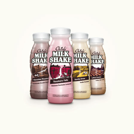 Chiefs Milkshakes Packaging Design