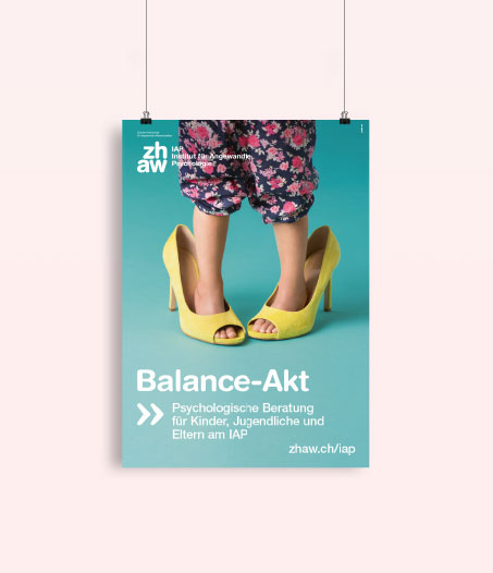 ZHAW IAP Kampagne Art Direction Print