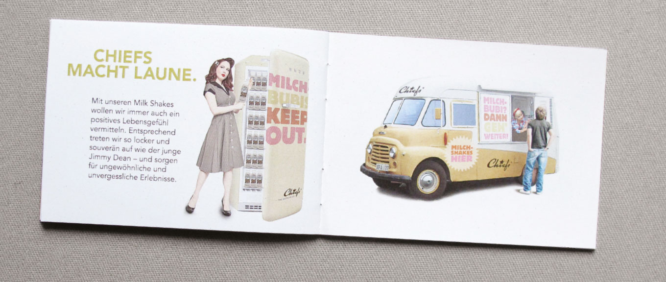 Chiefs Milkshake Mini-Booklet Kommunikationsmittel