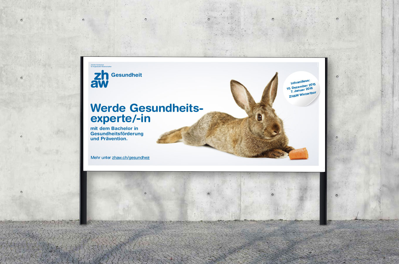 ZHAW Gesundheit Kampagne F12 Print